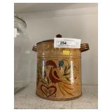 Contemporary Paint Decorated Lard Can