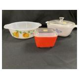 Fire King, Pyrex, and Corningware Serving Dishes