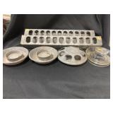 Assorted Primitive Chicken Feeders