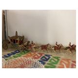 Cast Metal Horse Drawn Carriage