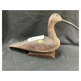 Vintage Carved Wood Shore Bird