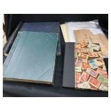 Assorted U.S. Postage Stamps and Albums