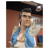 Ceramic Bust of Elvis Presley