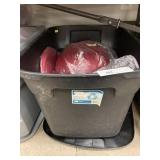 Tote of New and Used Tupperware