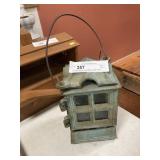 Contemporary Cast Metal Candle Light