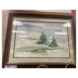 Margi Campbell Framed Watercolor