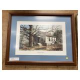 Old Buck School Framed Print