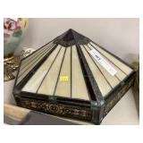 Slag Glass Lamp Shade