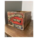 Vintage 50 lb Tartar Box