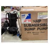 Quarter Horsepower Sump Pump