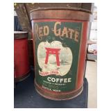 Early Wood Coffee Canister