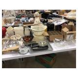 Pyrex Mixing Bowls, Tumblers, Cookbook, Etc.