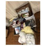 Framed Goods, Textiles, Record Albums, Blankets