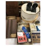 License Plates, Sherbets, Hat Boxes, etc.