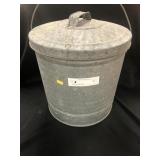 Galvanized Ash Bucket