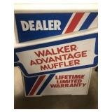 Walker Muffler Plastic Dealers Display