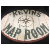 Contemporary Wooden Sign