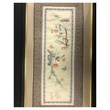Framed Oriental Silk