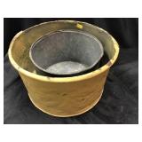 8 Quart and 4 Quart Metal Dry Measures