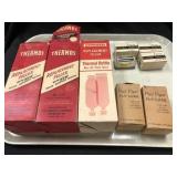 Thermos Filters, Shaver Heads, Fly Lure