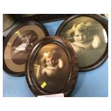 3 19th Century Cupid Portraits