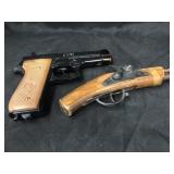 Plastic and Wood Toy Guns