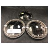 3 Early Glass Shades