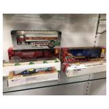 6 1:64 Scale Diecast Transport Trucks