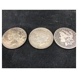 3 Silver Dollars