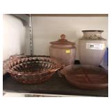 Pink Depression and Satin Glass