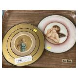 2 Antique Decorative Flue Covers