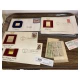 Assorted Plated First Day Issue Stamps