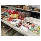Coca Cola Bottles, Serving Trays, Towels