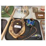 Antlers, Pottery Vase, Hat Band