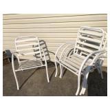(4) Aluminum Patio Chairs