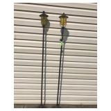 (2) Tiki Torches