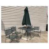 Metal 6pc. Outdoor Patio Set