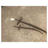 (2) Primitive Pump Jack Handles