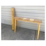 (2) Metal Folding Saw Horses