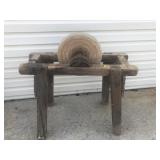 Early Stone Sharpening Wheel
