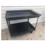 2-Tier Metal Serving Cart