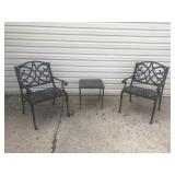 3Pc. Cast Aluminum Patio Set
