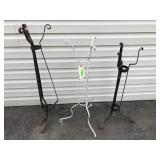 (3) Early Metal Plant Stands