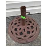 Cast Metal Patio Umbrella Base