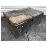 Wooden Hinge Top Storage Box