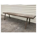 Primitive Butcher Bench