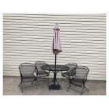 6 Pc. Metal Patio Set