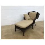 Wicker Chaise Lounge