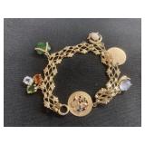 10K & 14K Charm Bracelet