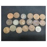 Wheat Back and Indian Head Pennies